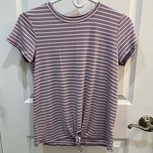 RUMI + RYDER- The Tie Front Tee
